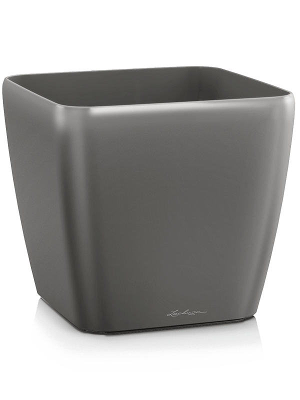 Lechuza Quadro Plant Pot 40cm Height 38cm Dia Anthracite