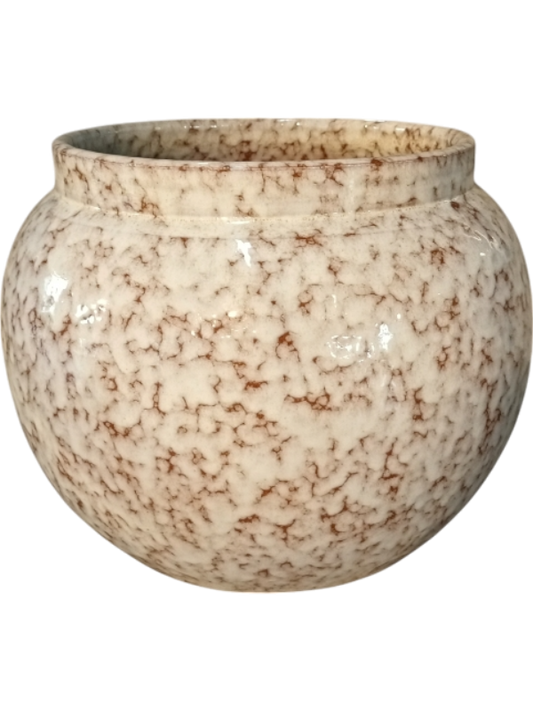 Anogo Plant Pot 36cm Height 30cm Dia Pot Reactive Cream