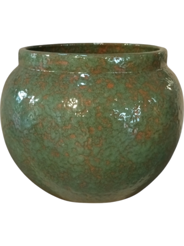 Anogo Plant Pot 36cm Height 30cm Dia Pot Reactive Sage Green