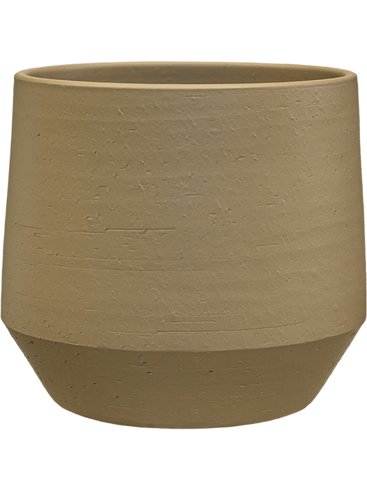 Chakka Plant Pot 26cm Height 23cm Dia Chamotte Concrete