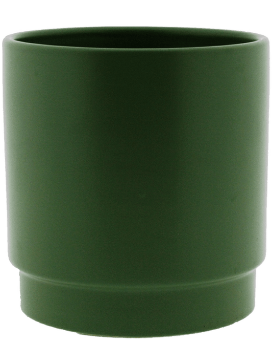 Eno Matt Plant Pot 11cm Height 9cm Dia Pot Olive