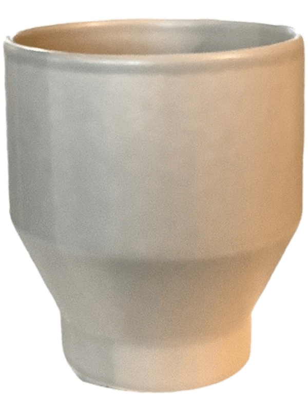 Land Plant Pot 28cm Height 24cm Dia Pot Matt Grey
