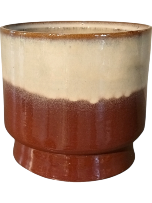 Robusto Plant Pot 16cm Height 15cm Dia Pot Duo Terra