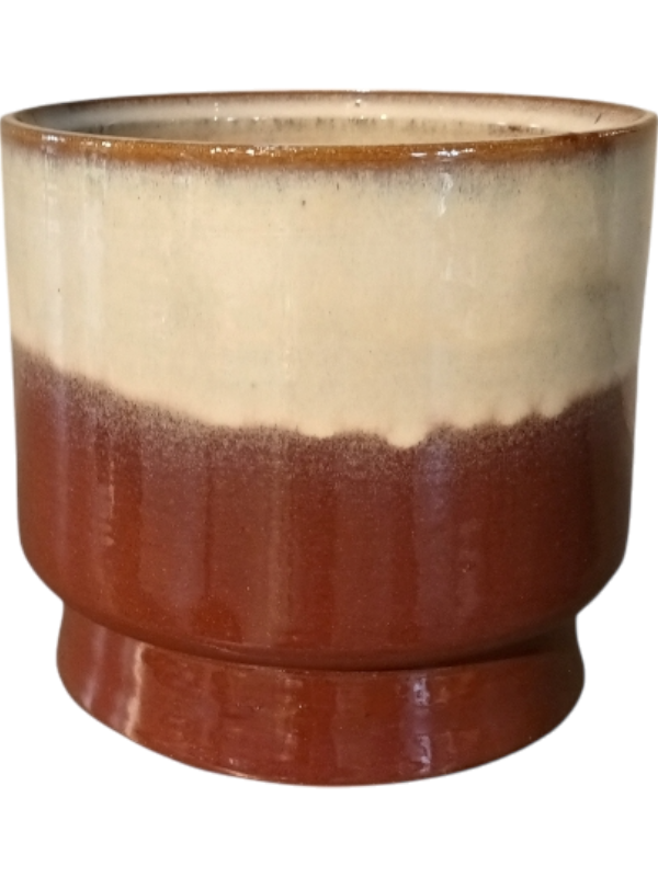 Robusto Plant Pot 17cm Height 17cm Dia Pot Duo Terra