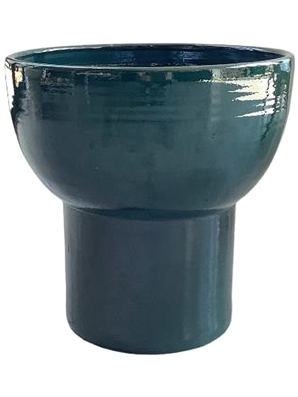 Rumba Plant Pot 50cm Height 48cm Dia Pot Petrol