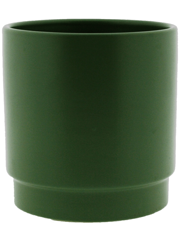 Sense Plant Pot 29cm Height 27cm Dia Pot Matt Olive