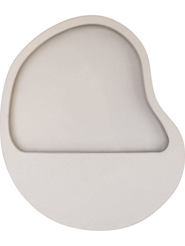 Wallhanger Organic Plant Pot 8cm Height 24cm Dia #1 Sand