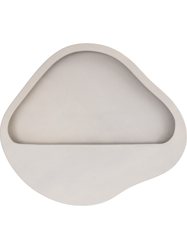Wallhanger Organic Plant Pot 8cm Height 36cm Dia #2 Sand