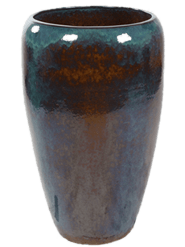 Mystic Plant Pot 51cm Height 25cm Dia Partner Metal Ocean