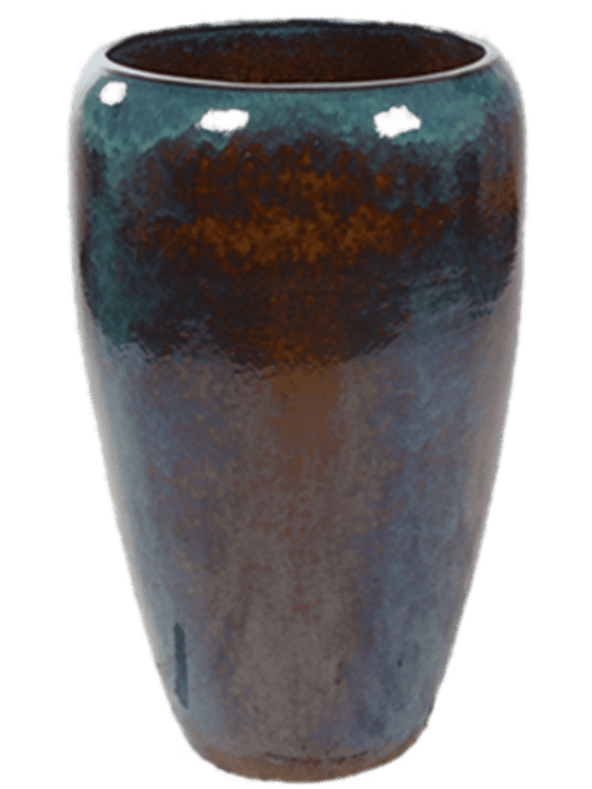 Mystic Plant Pot 51cm Height 25cm Dia Partner Metal Ocean