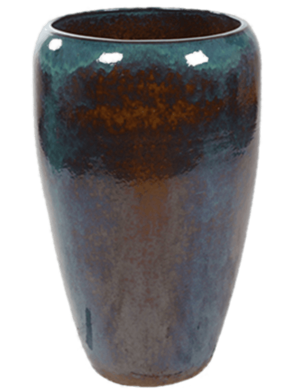 Mystic Plant Pot 68cm Height 34cm Dia Partner Metal Ocean