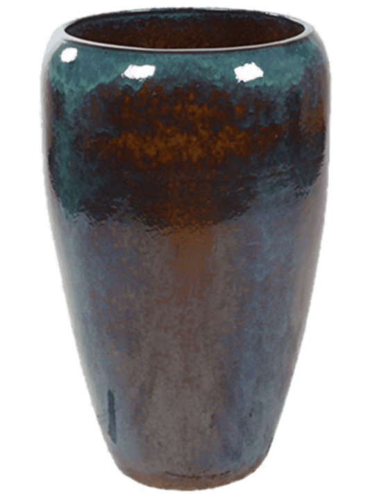 Mystic Plant Pot 89cm Height 45cm Dia Partner Metal Ocean