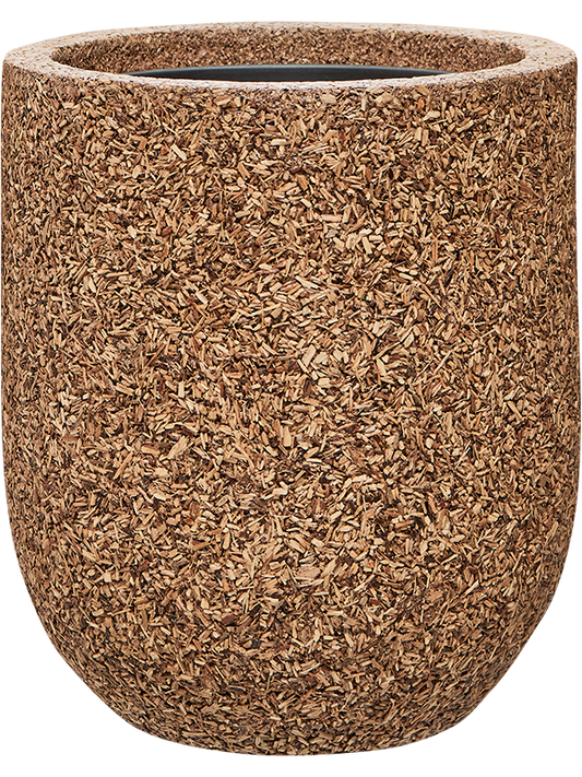 Baq Naturescast Plant Pot 35cm Height 24cm Dia Couple Natural (with liner)