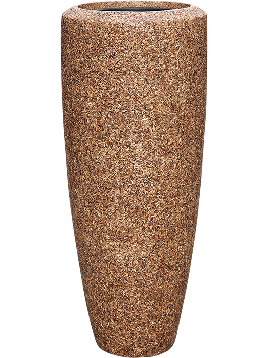 Baq Naturescast Plant Pot 70cm Height 24cm Dia Partner Natural (with liner)