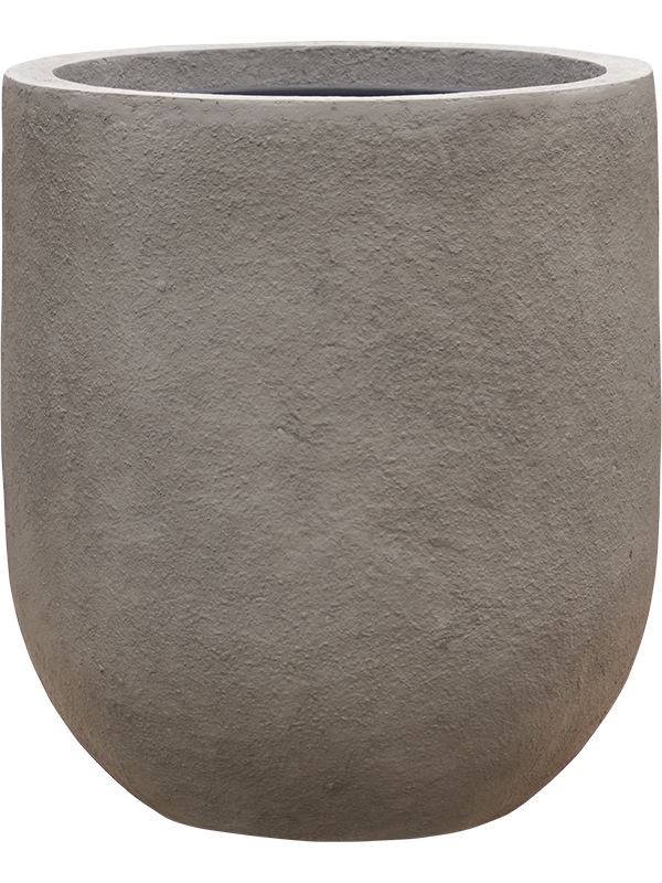 Baq Nucast Plant Pot 35cm Height 24cm Dia Couple Elephant Grey (with liner)