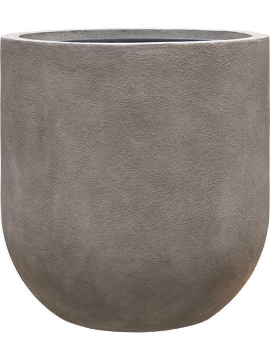 Baq Nucast Plant Pot 50cm Height 38cm Dia Couple Elephant Grey (with liner)