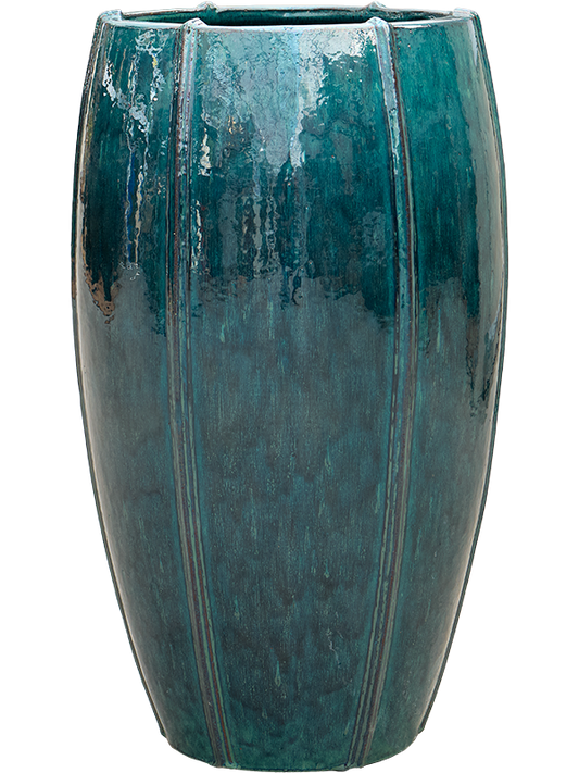 Moda Plant Pot 74cm Height 32cm Dia Emperor Ocean Blue