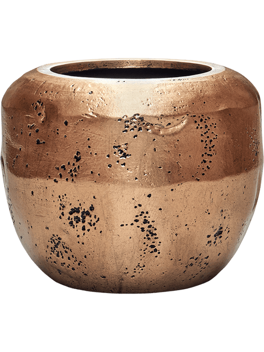 Baq Opus Raw Plant Pot 30cm Height 23cm Dia Couple Gold