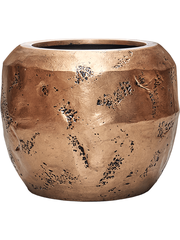 Baq Opus Raw Plant Pot 40cm Height 31cm Dia Couple Gold
