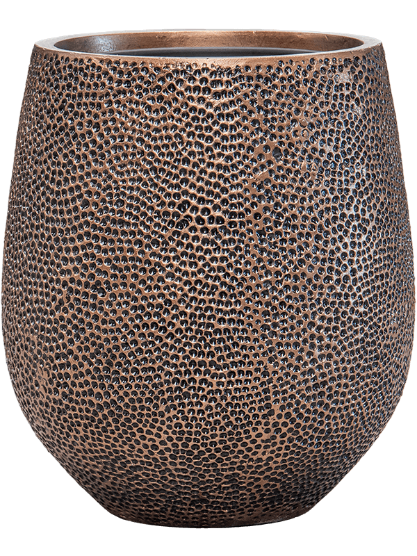 Baq Opus Hit Plant Pot 42cm Height 24cm Dia Darcy Gold (with liner)