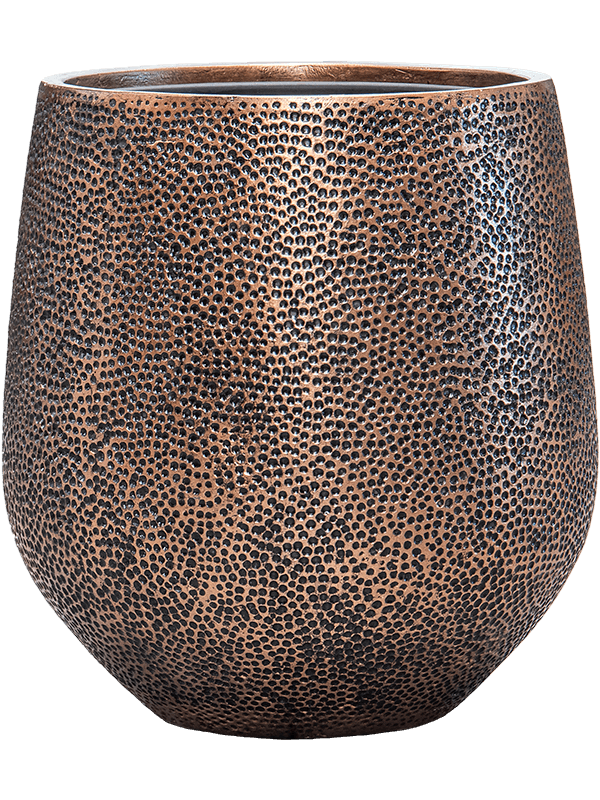 Baq Opus Hit Plant Pot 48cm Height 30cm Dia Darcy Gold (with liner)