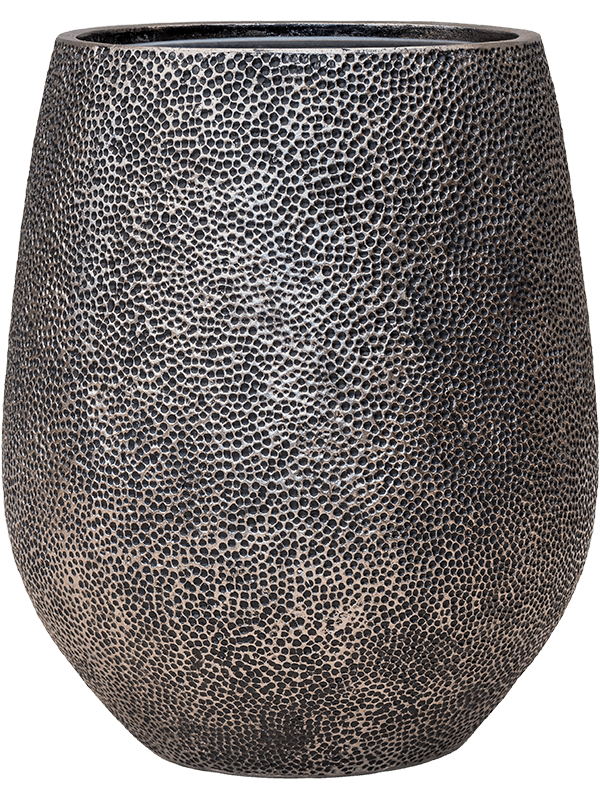 Baq Opus Hit Plant Pot 69cm Height 38cm Dia Darcy Silver (with liner)