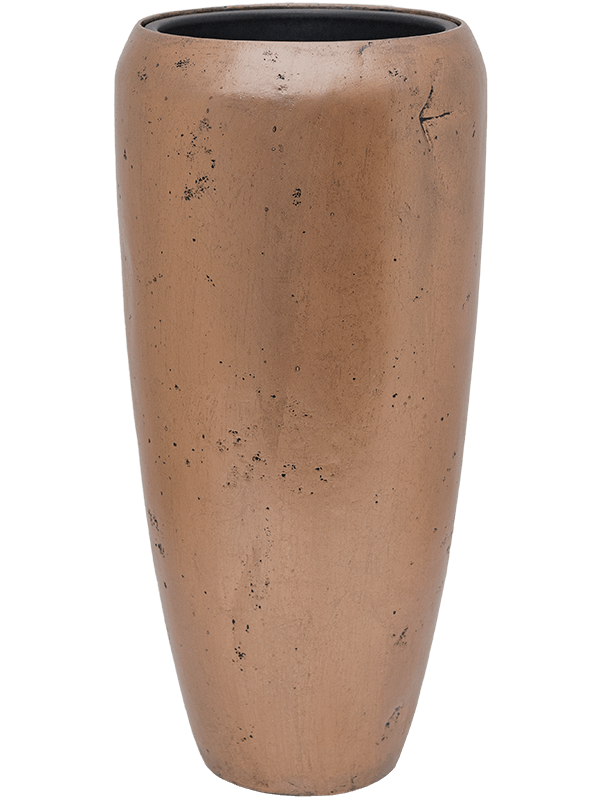 Baq Opus Raw Plant Pot 65cm Height 24cm Dia Partner Gold (with liner)