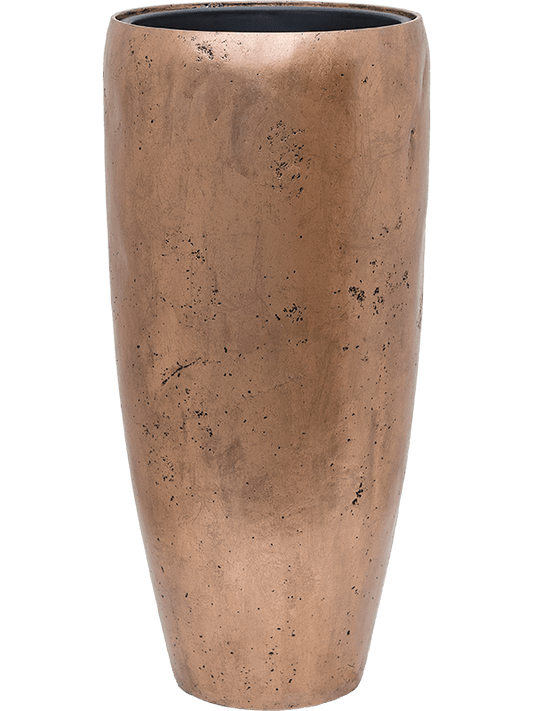 Baq Opus Raw Plant Pot 85cm Height 33cm Dia Partner Gold (with liner)