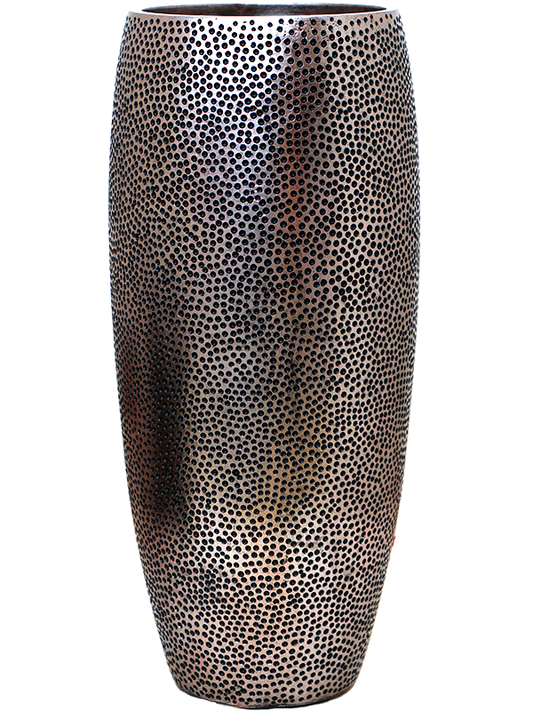 Baq Opus Hit Plant Pot 75cm Height 24cm Dia Partner Silver (with liner)