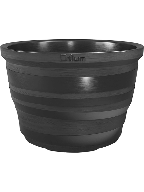 Otium Plant Pot 55cm Height 73cm Dia Lignum Black