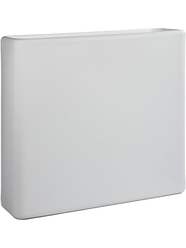 Otium Plant Pot 80cm Height 22cm Dia Murus White