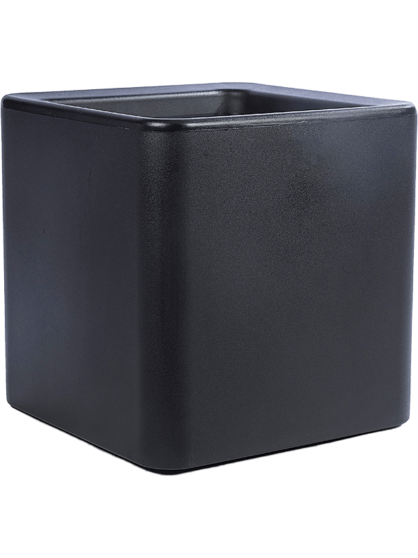 Otium Plant Pot 44cm Height 36cm Dia Quadris Black