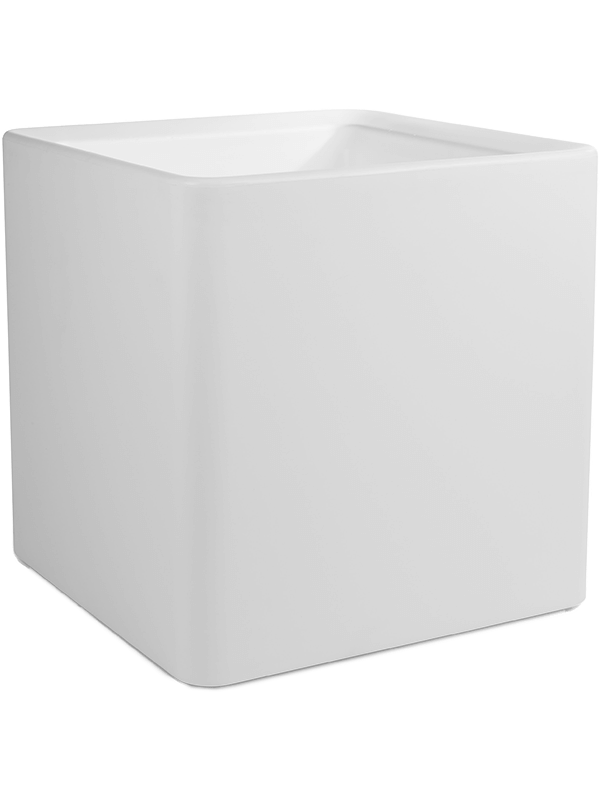 Otium Plant Pot 60cm Height 47cm Dia Quadris White
