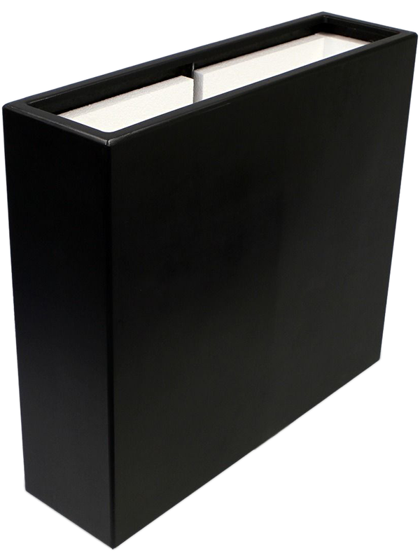 Vepo Betula Plant Pot 100cm Height 31cm Dia Rectangle Anthracite