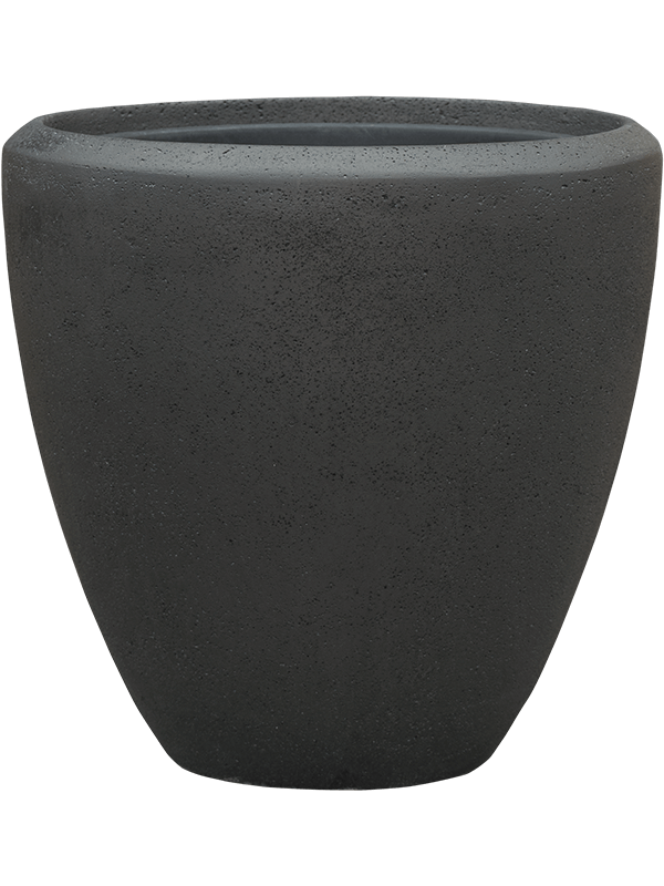 Baq Polystone Plain Plant Pot 40cm Height 30cm Dia Couple Smoke (with liner)