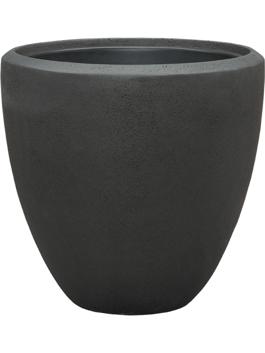 Baq Polystone Plain Plant Pot 50cm Height 41cm Dia Couple Smoke (with liner)