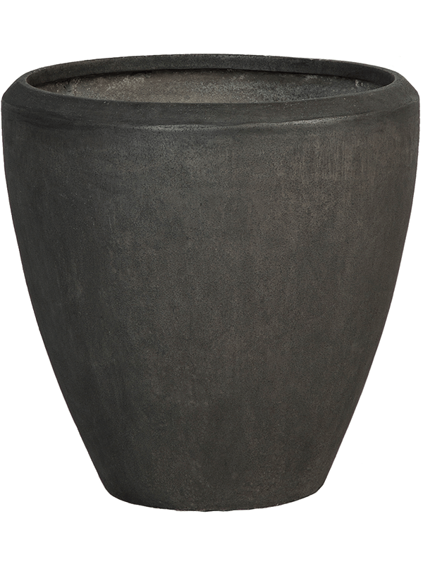 Baq Polystone Plain Plant Pot 65cm Height 58cm Dia Couple Smoke