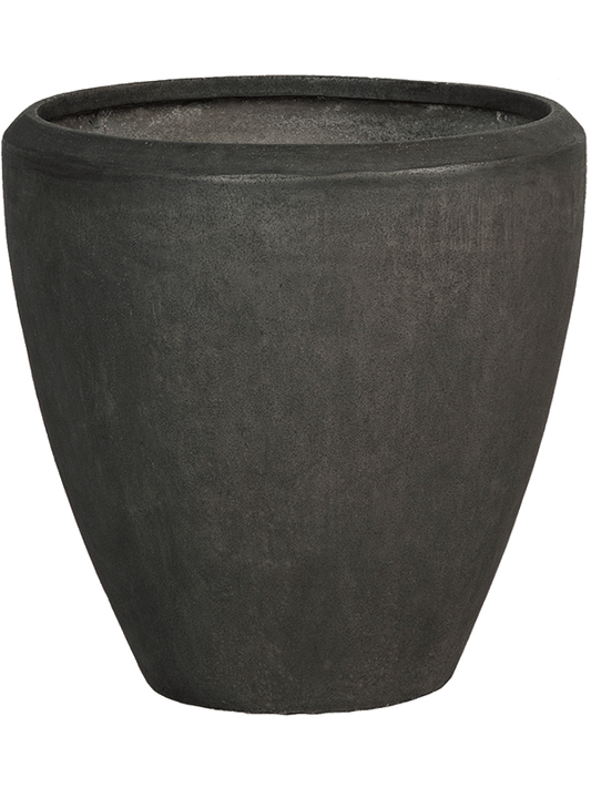 Baq Polystone Plain Plant Pot 65cm Height 58cm Dia Couple Smoke