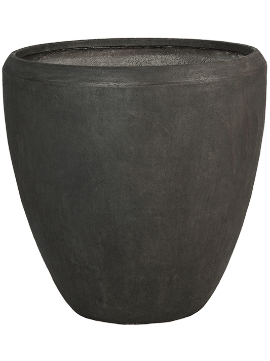 Baq Polystone Plain Plant Pot 80cm Height 71cm Dia Couple Smoke