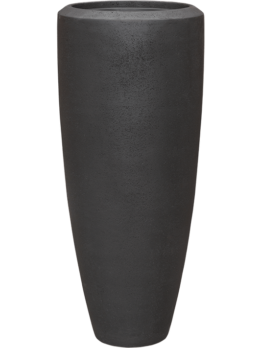 Baq Polystone Plain Plant Pot 90cm Height 27cm Dia Partner Smoke (with liner)
