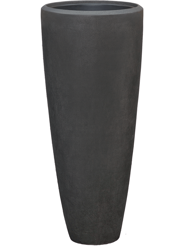 Baq Polystone Plain Plant Pot 120cm Height 39cm Dia Partner Smoke (with liner)