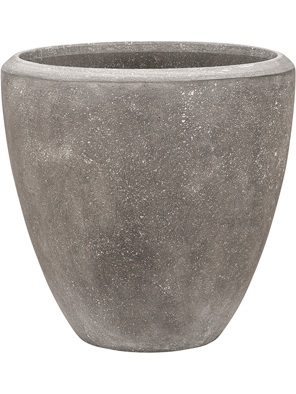 Baq Polystone Plain Plant Pot 65cm Height 58cm Dia Couple Grey
