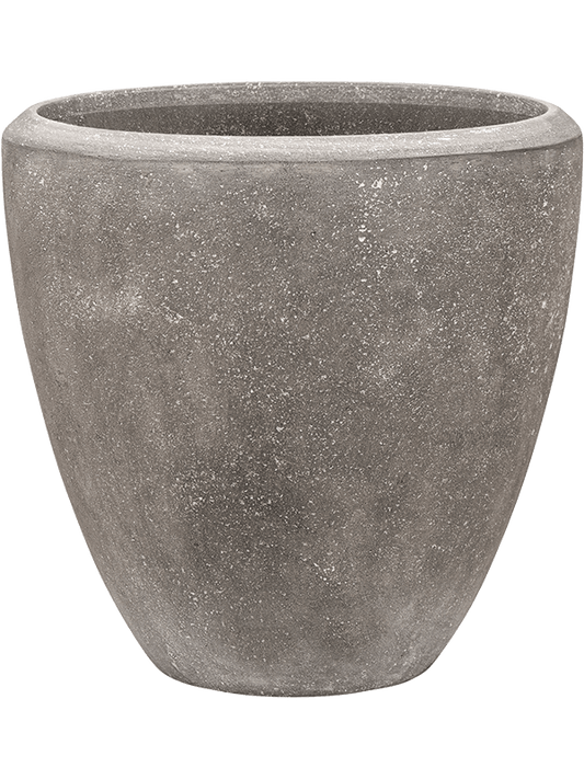 Baq Polystone Plain Plant Pot 65cm Height 58cm Dia Couple Grey