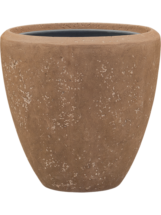 Baq Polystone Plain Plant Pot 40cm Height 30cm Dia Couple Rock (with liner)