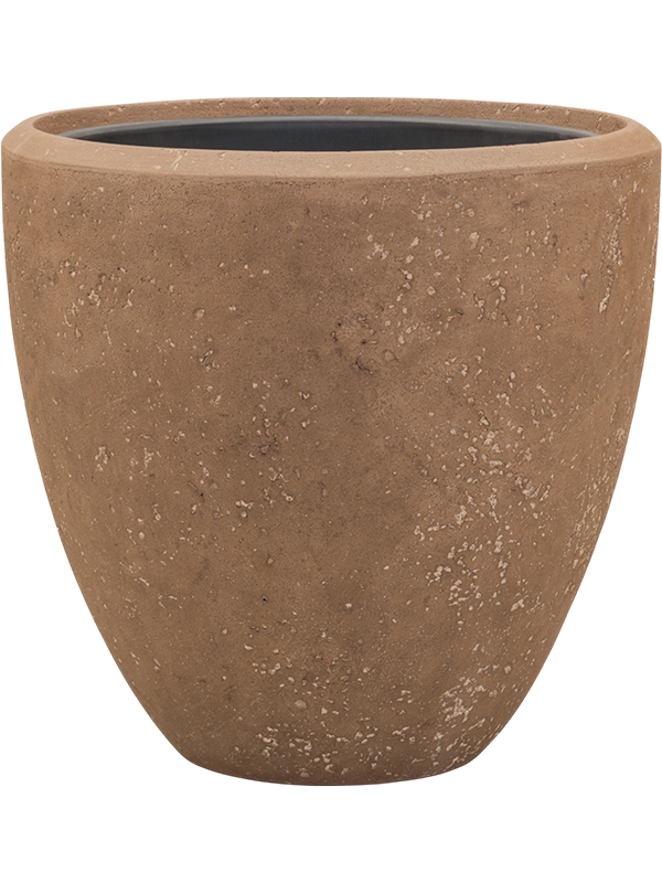 Baq Polystone Plain Plant Pot 50cm Height 41cm Dia Couple Rock (with liner)