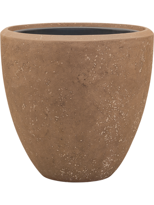 Baq Polystone Plain Plant Pot 50cm Height 41cm Dia Couple Rock (with liner)