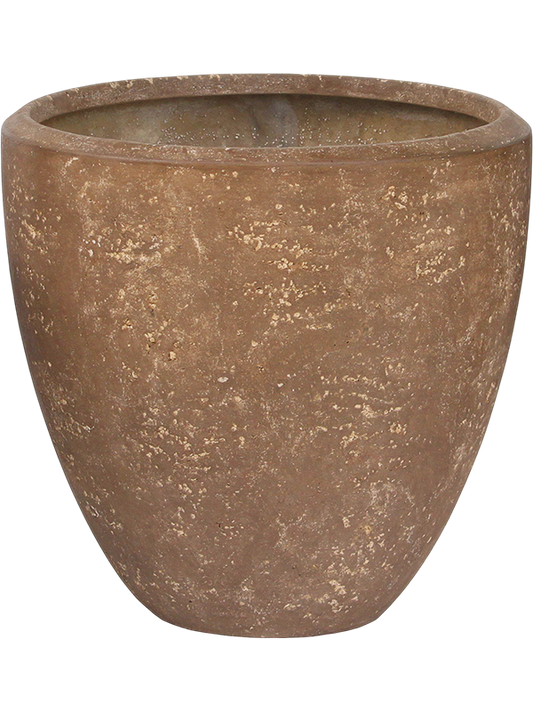 Baq Polystone Plain Plant Pot 65cm Height 57cm Dia Couple Rock