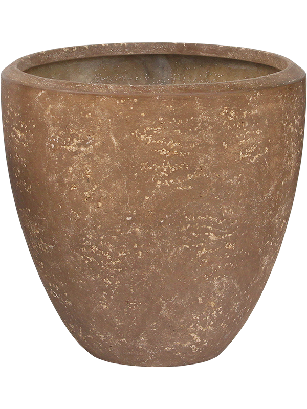 Baq Polystone Plain Plant Pot 80cm Height 71cm Dia Couple Rock