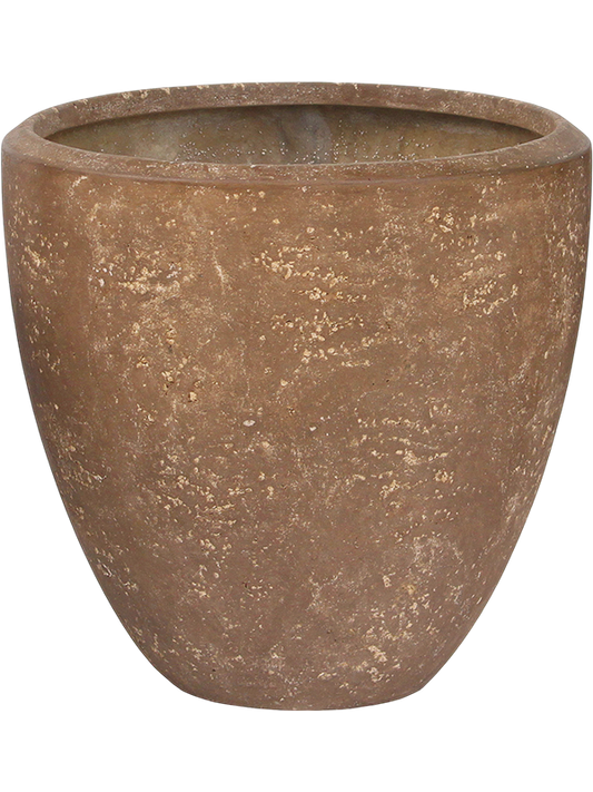 Baq Polystone Plain Plant Pot 80cm Height 71cm Dia Couple Rock