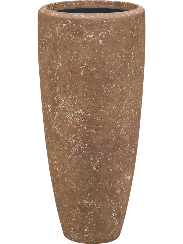 Baq Polystone Plain Plant Pot 70cm Height 24cm Dia Partner Rock (with liner)